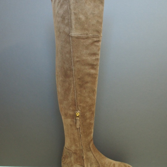 Tory Burch Suede Lug Sole Boots Size 9.5 - Picture 6 of 10